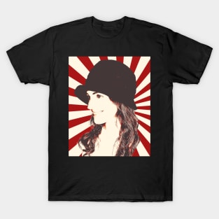 Girl 1920s Style Hats Popart T-Shirt